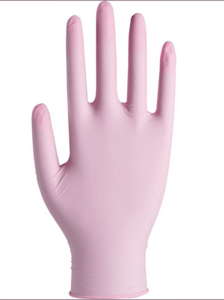 29073202 - ABENA Classic  Sensitive nitrilhandske M, pink, pudderfri