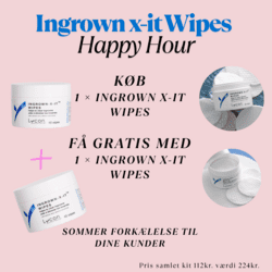 5AS3691HO | Happy hour Ingrown-X-It Wipes (40)