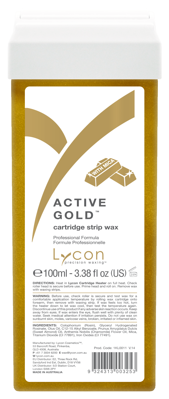 1KL0011 Active Gold Strip Wax Refill 100ml