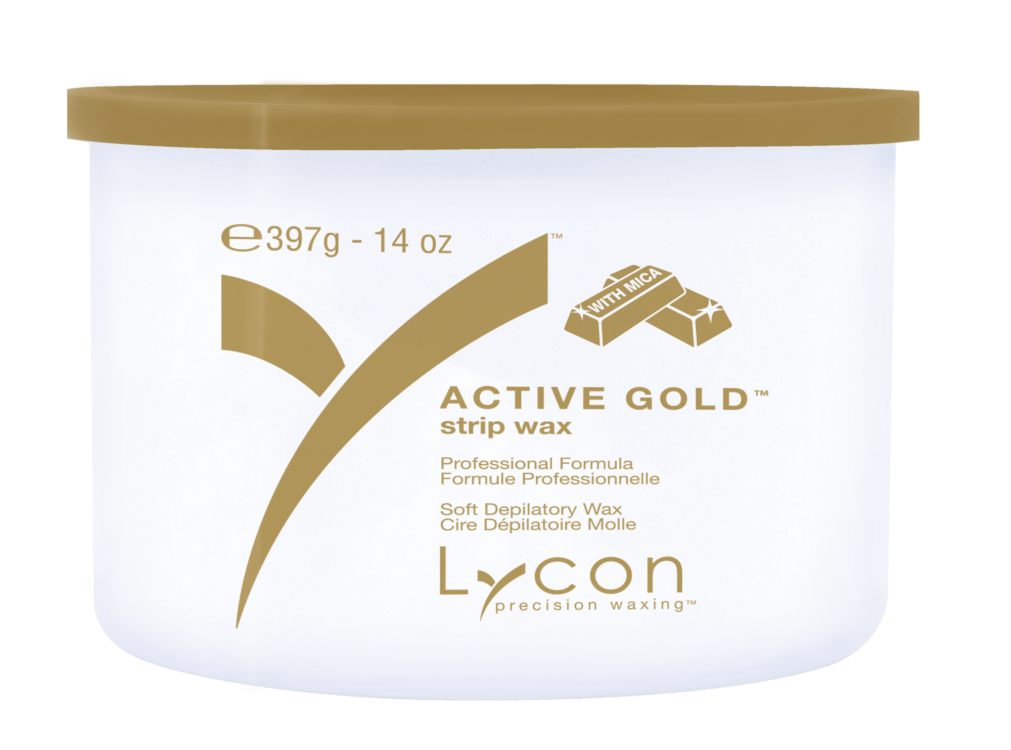1SL0012 Active Gold Strip Wax 397g
