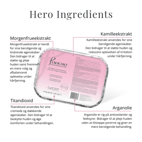 1HK0181 | PINKINI BRAZILIAN HYBRID HOT WAX 1 KG - KATEGORI HYBRID - Vægt 1kg