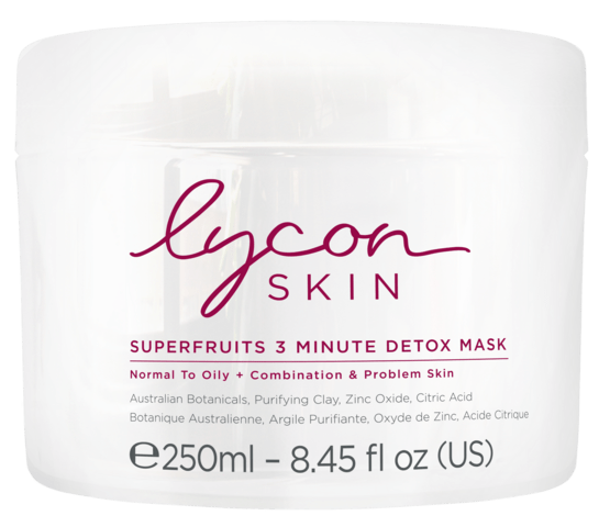 2EF1481 | LYCON SKIN  Superfruits 3 Minute Detox Mask 250ml PRO