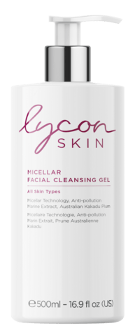 2JF1682 | LYCON SKIN Micellar Facial Cleansing Gel 500ml - PRO