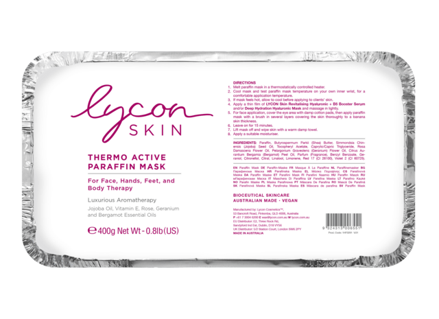 1HF0291 | LYCON SKIN  Thermo Active Paraffin Mask 400g