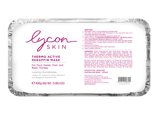 1HF0291 | LYCON SKIN Thermo Active Paraffin Mask 400g PRO