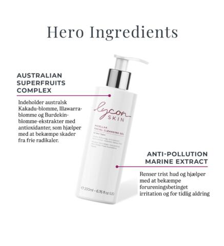 2JF1681 | LYCON SKIN Micellar Facial Cleansing Gel 200ml