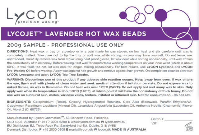 Lavender Beads 200gr.
