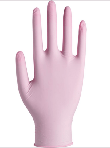 29073002 - ABENA Classic  Sensitive nitrilhandske XS, pink, pudderfri