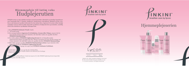 WSHOP-614 | Pinkini hjemmepleje brochure