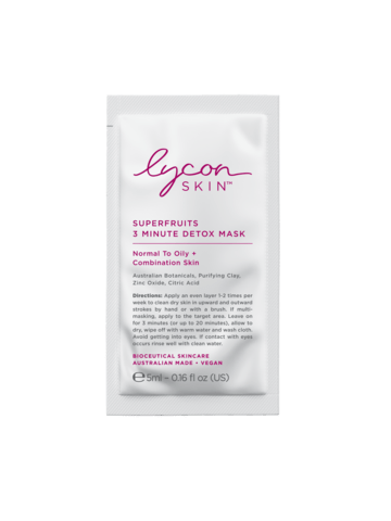 WSHOP-628 | 3ml LYCON Skin Superfruits 3 minute Detox Mask