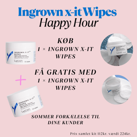 5AS3691HO | Happy hour Ingrown-X-It Wipes (40)