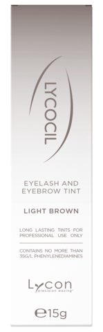 4GC2391 LYCOCIL EYELASH AND EYEBROW TINT - LIGHT BROWN