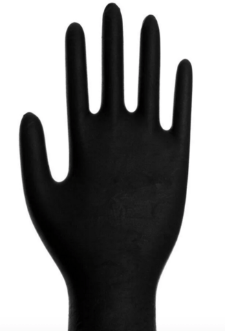 391-S  | Arnomed Midnight Black nitrilhandske S, pudderfri