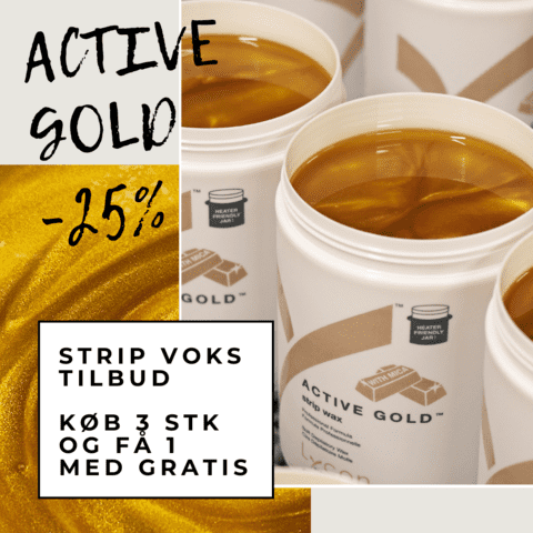 Active Gold Strip Voks Tilbud mandag!