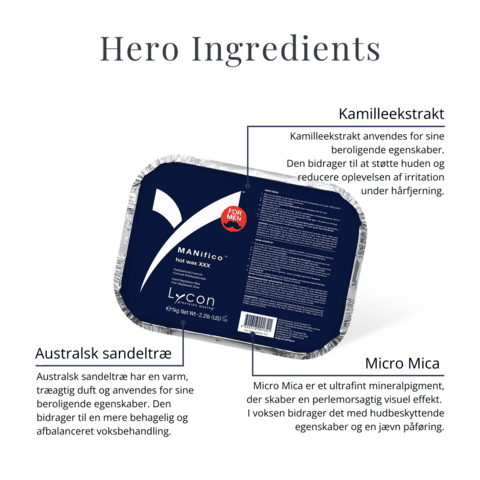 1HL0161 | MANIFICO HOT WAX 1 KG - KATEGORI KLASSISK - Vægt 1kg