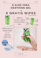 6 Aloe Vera Soothing Gel + 6 GRATIS Ingrown x-it Wipes