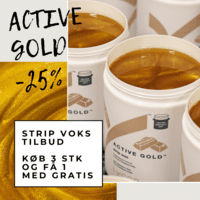 Active Gold Strip Voks Tilbud mandag!